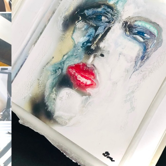 LOVERBOY | 11 x 17 | DANIEL ARNOLD Original Spray Paint Artwork STL 2022 - Picture 8 of 10